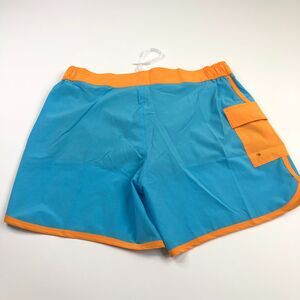 TYR XL (Fits 34W) Elastic Waist Brief Lined Swim Trunk Multicolor 6.5" Shorts
